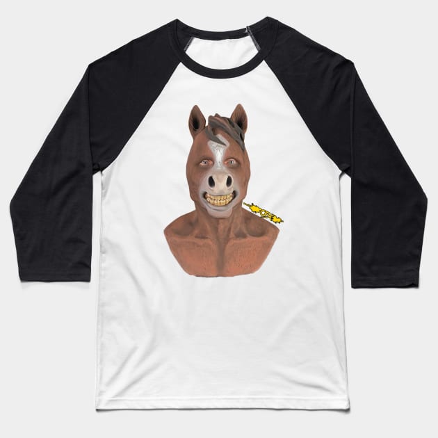 Charley the Horse Baseball T-Shirt by CFXMasks